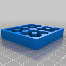 aaa 4x4 battery tray customized organization 3d print model - Mito3D