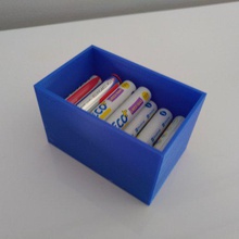 aaa caixa de bateria a casa 3d print model - Mito3D