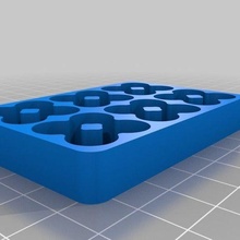 aaa battery tray customized organization 3d print model - Mito3D