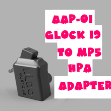 aap 01 glock 19 mp5 hpa adaptateur 3d print model - Mito3D