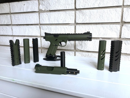 aap-01 modular handguard type grenade airsoft 40mm pistol m4 ar-15 toy sniper taginn granade launcher aap aap01 aap-001 mp5 mp9 ak ak-47 3d print model - Mito3D