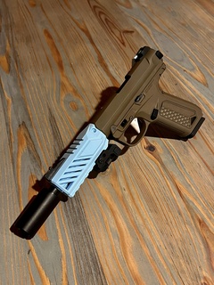 aap 01 exterior barril glock carril airsoft pistola equipo juguete adaptador 3d print model - Mito3D