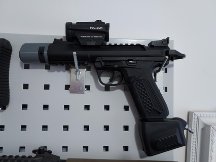 aap01 negro mamaba compensador aap airsoft tipo serpiente venenosa pistola gbb hpa asesino 3d print model - Mito3D