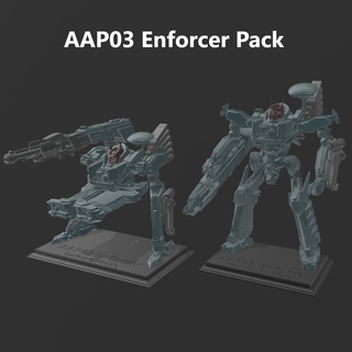aap03 enforcer pack acvi 1 100 scale statue 3d print model - Mito3D