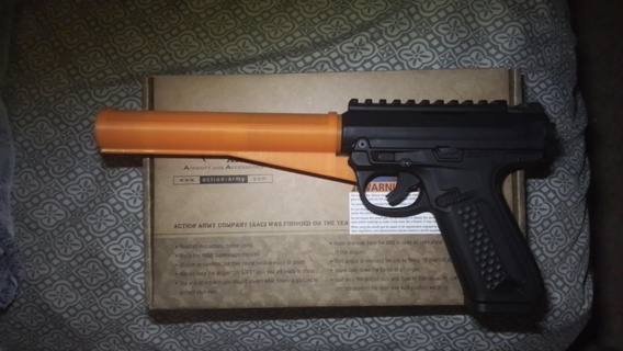 aap rovina blaster airsoft stella guerre cad aap01 01 pistola ll 30 3d print model - Mito3D