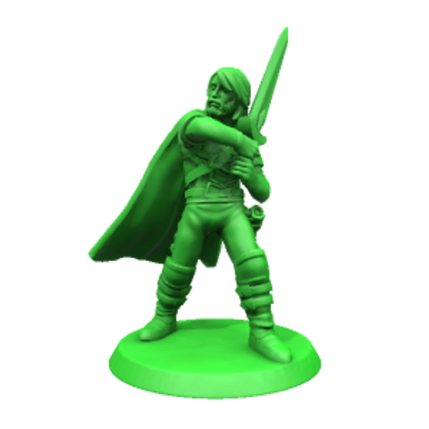 aarón despiadado ranger juego wargameing 3D print model - Mito3D