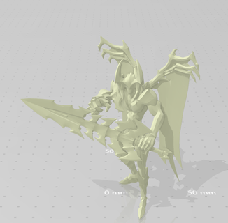 aatrox figure 3d print model - Mito3D