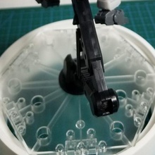 ab4 modular tubo subida circulo gundam juguete modelo Gunpla mecha acción base 3d print model - Mito3D