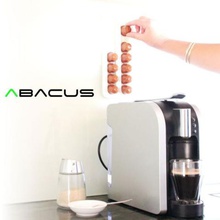 abacus nespresso coffee pod rack home 3d print model - Mito3D