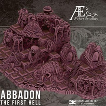 abaddon jogos éter estúdios abadon inferno submundo livre conjunto terreno 3d print model - Mito3D