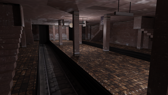 abandoned metro station 3d print model - Mito3D