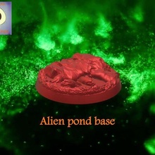 abandoned planet pond base tabletop 3d print model - Mito3D