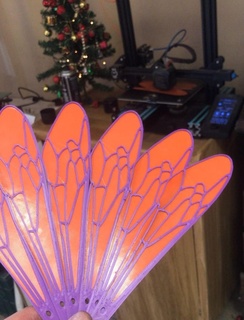 ventaglio libellula 3d print model - Mito3D