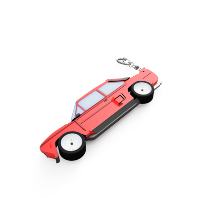 abarth 131 3d keychain fiat rally jewelry retro car multicolor ready 3d print model - Mito3D