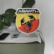 abarth guidato lampada macchina automobile fiat auto 3d print model - Mito3D