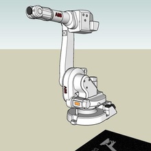 abb irb 1600 robot industria 3d print model - Mito3D