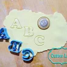 abc cooper 2cm cookie cutter various fondant confectionery numbers zenon farm cutting short pasta 3d print model - Mito3D