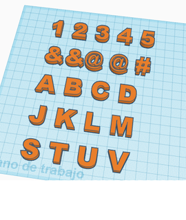 abc cartas números jogos crianças aprender arte escola jardim rapazes 3d print model - Mito3D