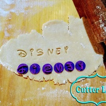 abc marker disney cookie fondant game cutter numbers cooper 2cm cutting confectionery 3d print model - Mito3D