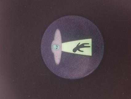 rapimento sottobicchiere bevanda ufo alieno volare piattino 3d print model - Mito3D