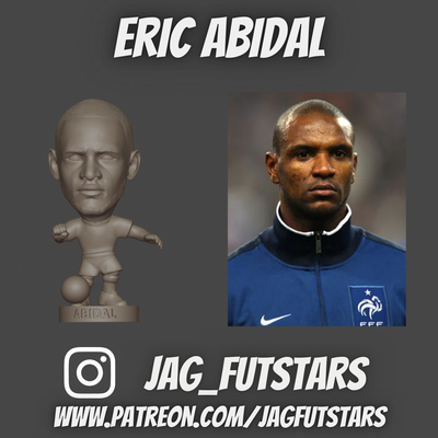 abidal eric juego mónaco lille lyon barcelona olímpicos 3d print model - Mito3D