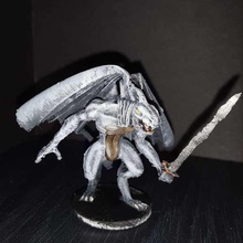 abishaï jeu le mdn les donjons dragons blanc démon fiend de dragon monstre dessus table miniature mini pathfinder 3d print model - Mito3D