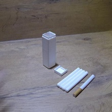 aboa çözüm sigara sigarayı azaltın gadget tütün çözünürlük günlük yaşam paket kutusu dur işareti 3d print model - Mito3D
