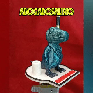 abogadosaurio abogadosauro mitad camino dinosaurio viral profesiones 3d print model - Mito3D