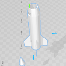 abots rocket mars 1 various 3d print model - Mito3D