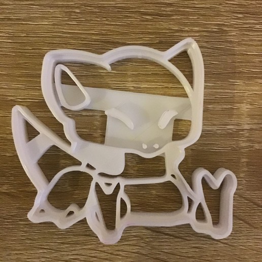 abra pokemon kurabiye kesici Cortador kawai 3D print model - Mito3D