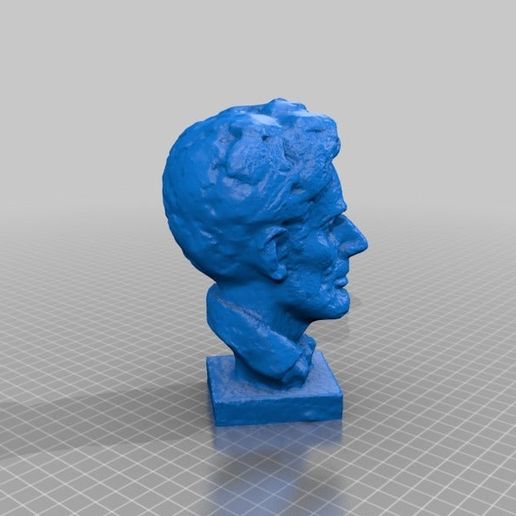 Abrahán Lincoln abe busto estatua Arte 3D print model - Mito3D