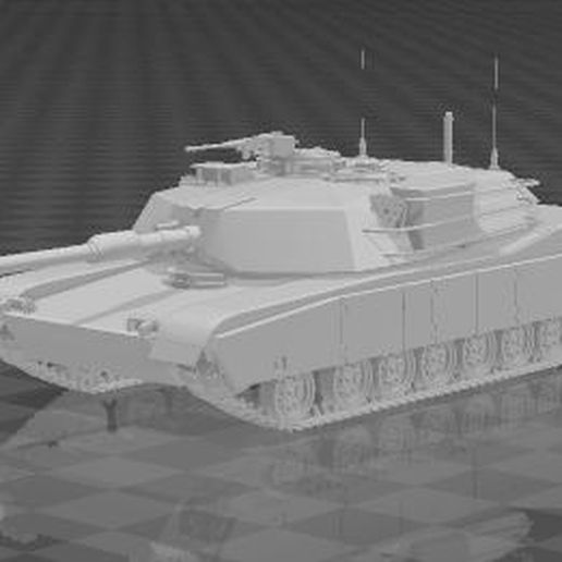 Abram tanque Caracteres 3D print model - Mito3D