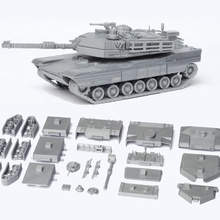 m1 abrams dettagliato modello in kit gioco giocattolo assemblato l'assemblaggio armatura il veicolo l'arma militare americano usa l'esercito guerra formbyte serbatoio 3d print model - Mito3D