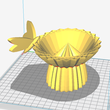 abreuvoir oiseau a arte 3d print model - Mito3D