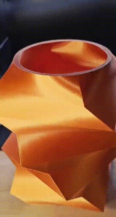 abstract art vase planter insert decor multipurpose 3d print model - Mito3D