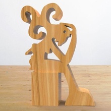 resumen artístico silueta Arte decoración deco forma 3d print model - Mito3D