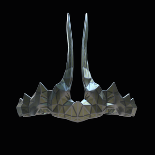 abstract crown 3d print model - Mito3D