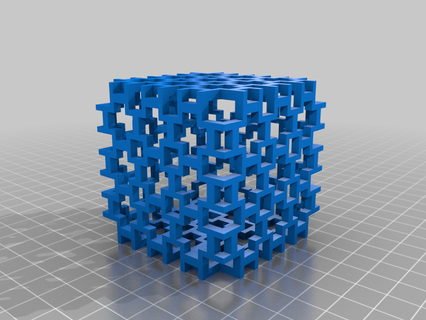 abstrait cube éducation science fiction tester 3d impression 3d print model - Mito3D