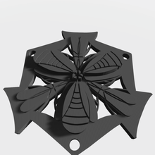 astratto geometrico pendente gioielleria ape api arte modello 3d print model - Mito3D