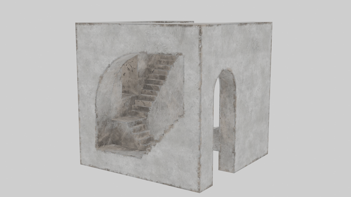 resumo escadas escultura projeto decoração interesse escada arquitetura arte 3d print model - Mito3D