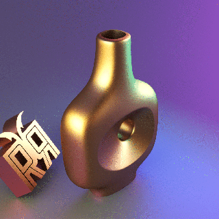 abstract vase01 Home modern vase containers stl love decor home homedecor cute minimal 3d print model - Mito3D