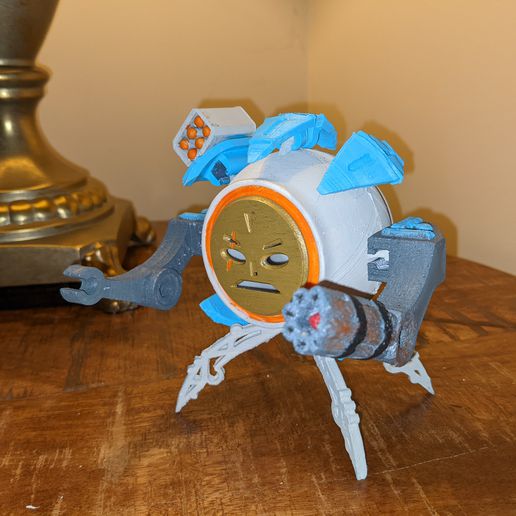 abuba demon juguete robot Bluetooth altavoz 3D print model - Mito3D
