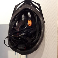 abus helmet hook home bike 3d print model - Mito3D