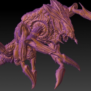 abyss creature - rpg warhammer dnd 40k 3d print model - Mito3D