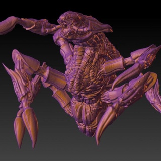 abyss creature - rpg warhammer 40k dnd 3d print model - Mito3D