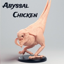 abissale pollo - d&d gioco dnd di da tavolo monster dungeon i draghi creatura consiglio 3d print model - Mito3D