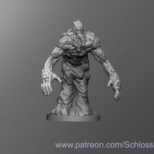 abyssal wretch ver2 game dnd dungeons dragons tabletop toy 3d print model - Mito3D