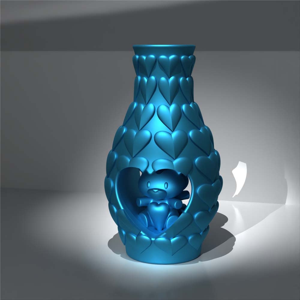 ac flower vase 053 hogar casa decoración 3D print model - Mito3D