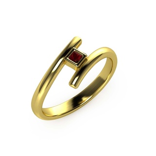 ac stone ring 005 gioielleria moda 3d print model - Mito3D