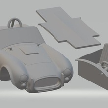 ac cobra druckbare Auto Spiel bedruckbar ist slot scalextric shell rc radio die überwachung Körper tamiya miniz 1-10 1-32 1-18 1-24 3d print model - Mito3D